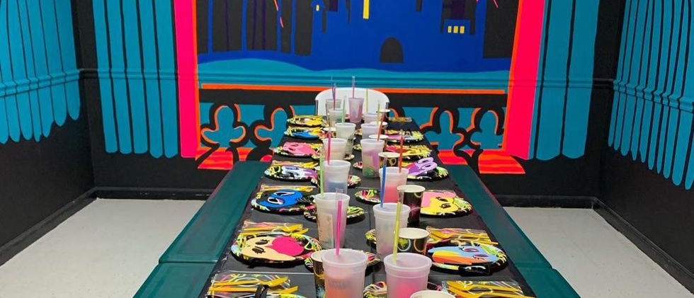 Kids enjoying birthday party activities in Valdosta, staying busy with games and entertainment